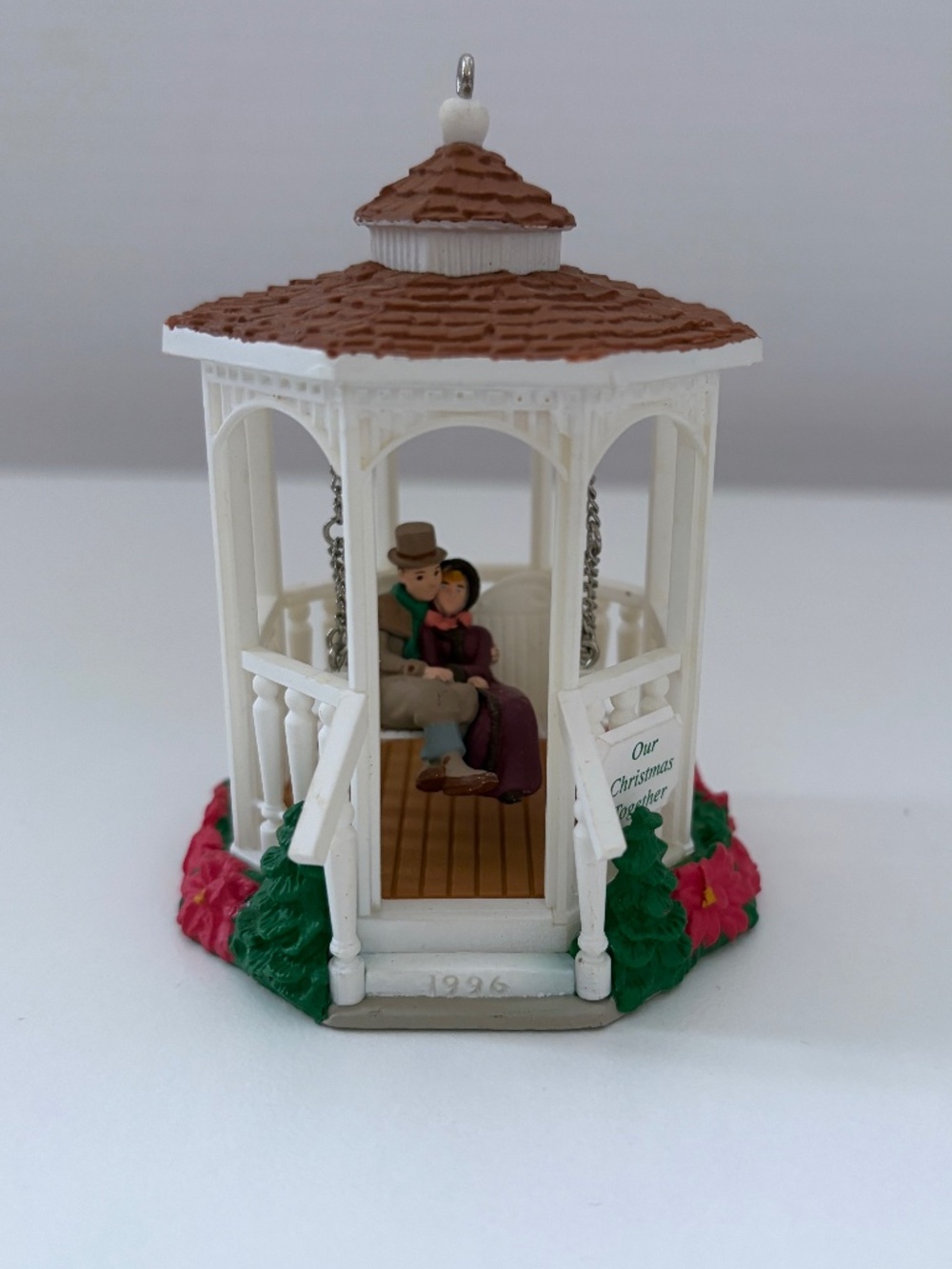Hallmark Keepsake Ornaments 1996 Gazebo Our Christmas Together Motion Swing